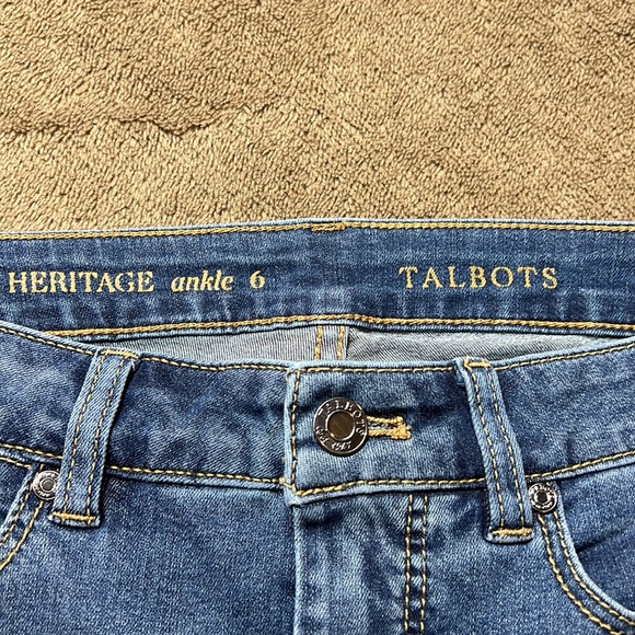 Talbots Heritage Ankle Women’s Denim Jeans Size 6 - Picture 2 of 11